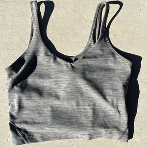 Lululemon Align Tank Top Heather Olive Gray sz 8